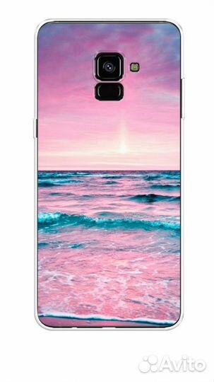 Силиконовый чехол на Samsung Galaxy A8 Plus