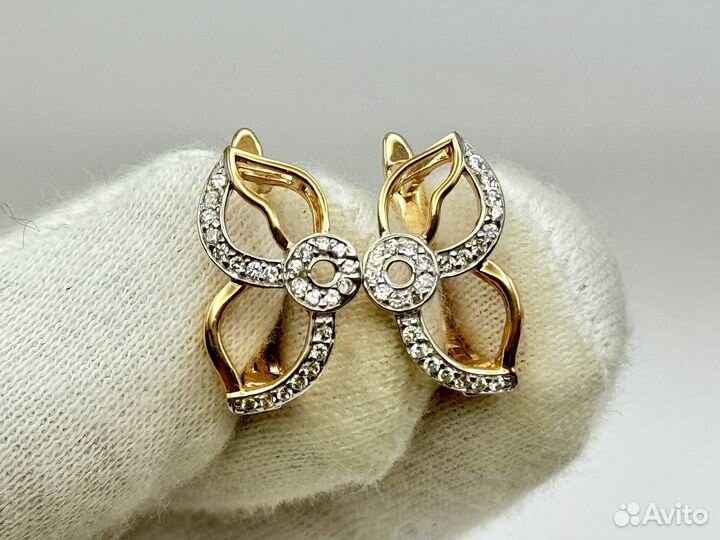 Золотые серьги