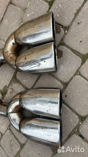 Насадки на глушитель амг amg