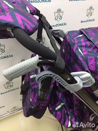 Санки коляска Ника 7-8 S Фиолетовый