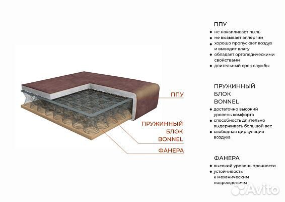 Диван прямой Нео 48М