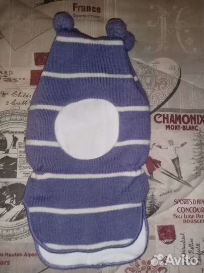 Шапка шлем 1,5-2года