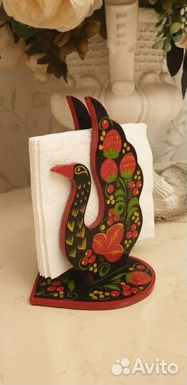 Салфетница ручной росписи