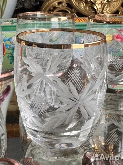 Рюмки хрустальные
