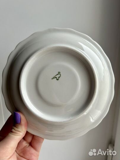 Чашка и блюдце СССР Дулево