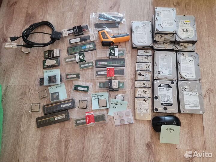 HDD, CPU, пирометр