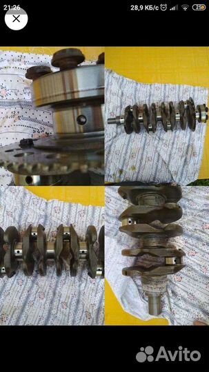 Коленвал honda FIT L15A с вкладышами