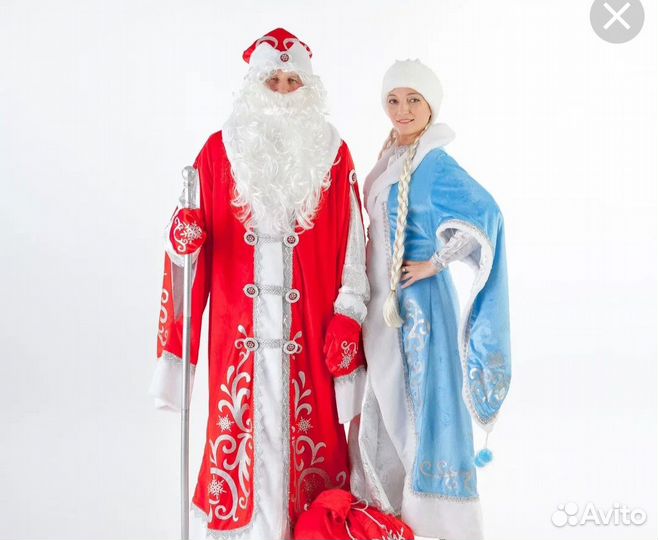 Костюм деда мороза и снегурочки
