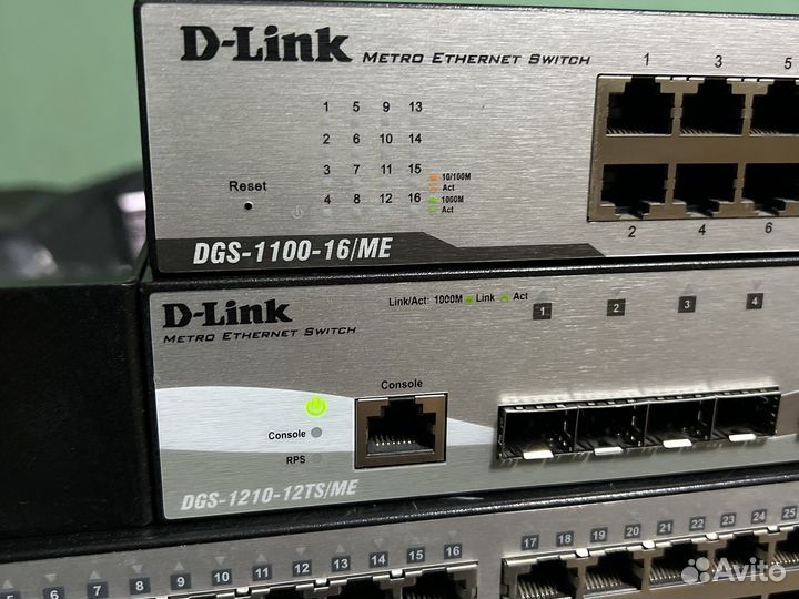 Гигабитные коммутаторы DGS 1210-52/me 1210-12TS/me