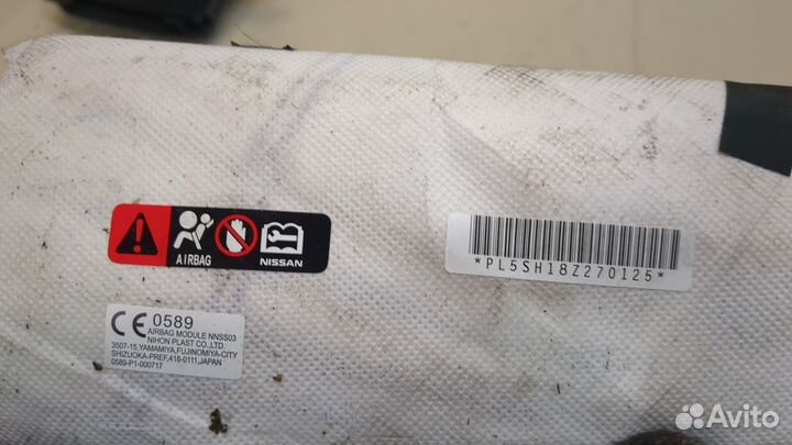 Подушка безопасности в сиденье левая Nissan Leaf 2017, 2019