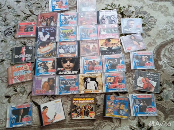 Музыкальные cd диски100р шт
