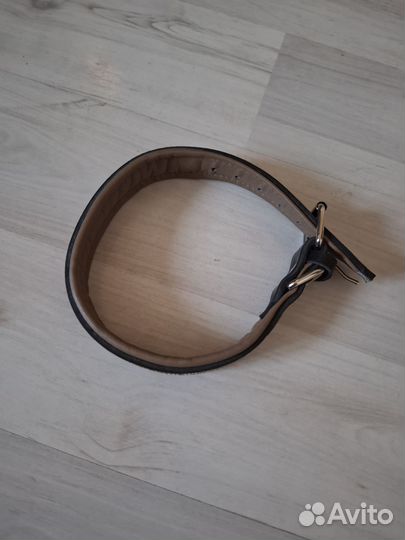 Премиальный кожаный ошейник для собак