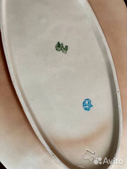 Тарелка блюдо керамика рыба