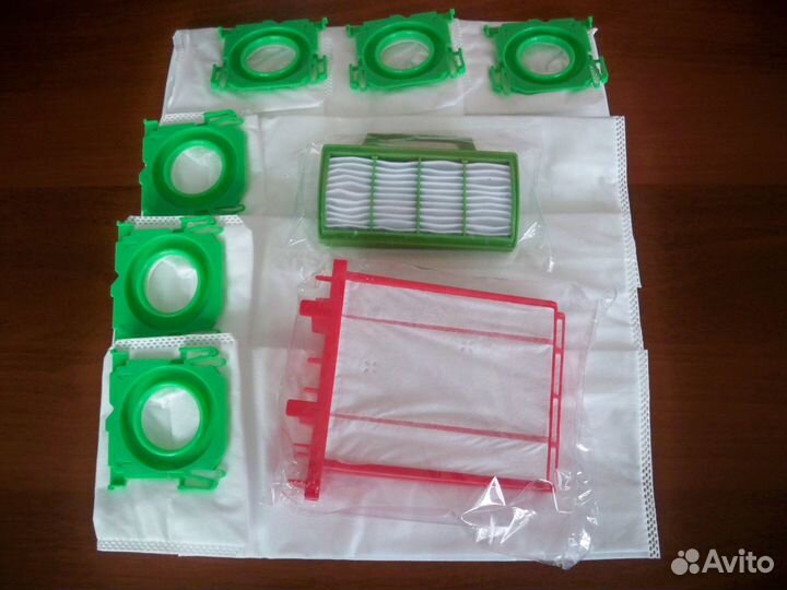 Мешки для пылесоса Bork V7D1 - 6 штук + 2 фильтра