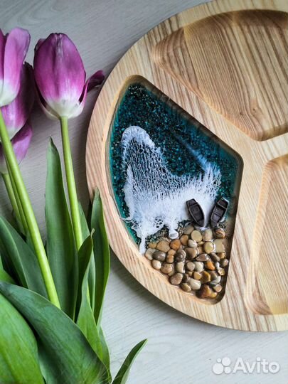 Менажница из ясеня. Подарок на свадьбу