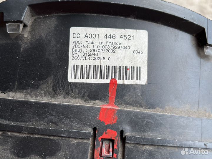 Щиток приборов Mercedes Sprinter