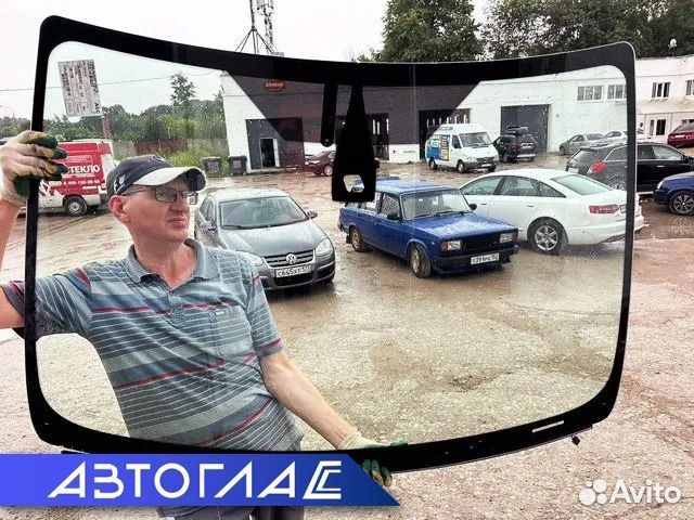 Лобовое стекло на Kia Rio