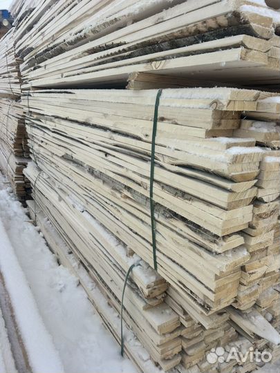 Доска, брус, пиломатериал 22х100х2,5м Осина