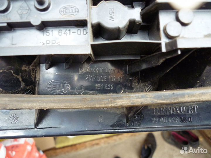 Задние фонари Рено Меган хетчбек