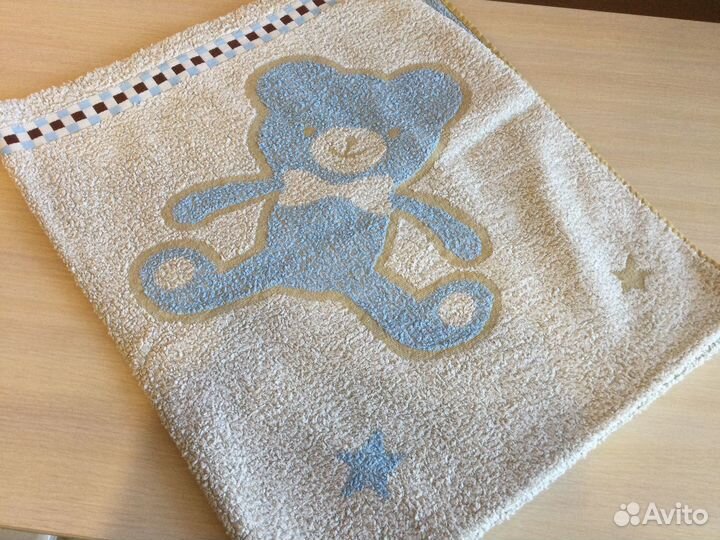 Детские большие махровые полотенца