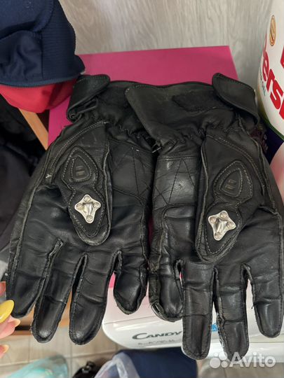 Мото перчатки размер М мужские