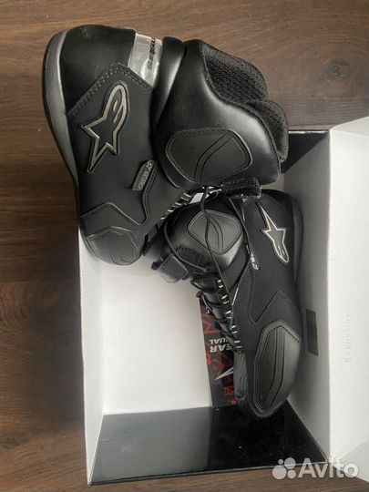 Мотоботинки Alpinestars Black Gan Metal