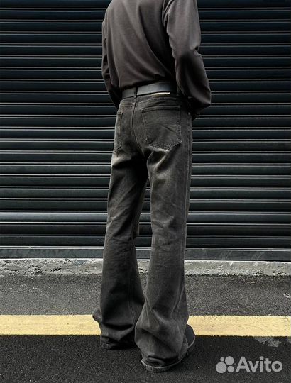 Джинсы клеш мужские