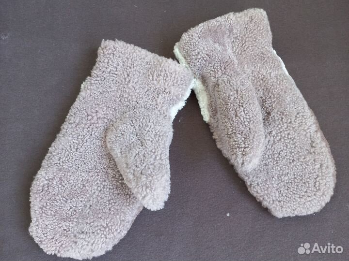 Варежки из овчины