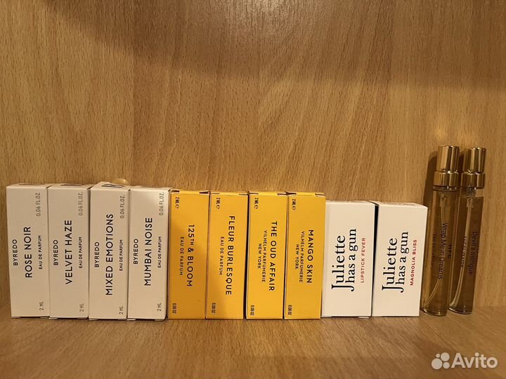 Мужские и женские пробники сэмплы парфюм