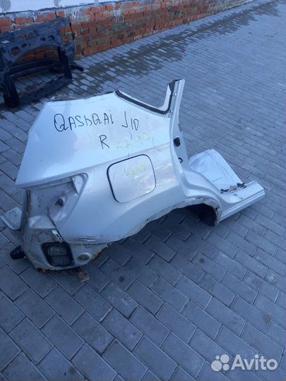 Крыло заднее Правое четверть Ниссан Кашкай J10