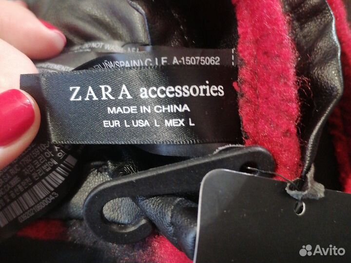 Перчатки Zara L новые