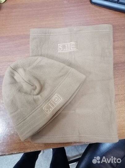 Шапка и Бафф на флисе 5.11 Койот