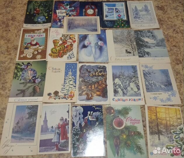 Открытки СССР Новый Год