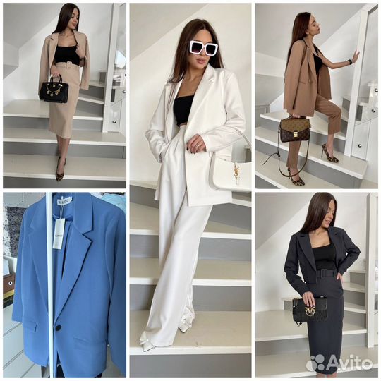 Классический костюм женский 40 42 44 46