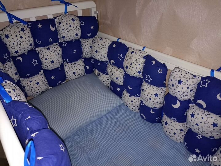 Бортики в детскую кроватку