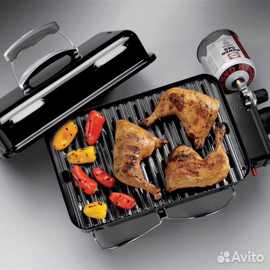 Газовый гриль Weber Go-Anywhere черный, 1141075