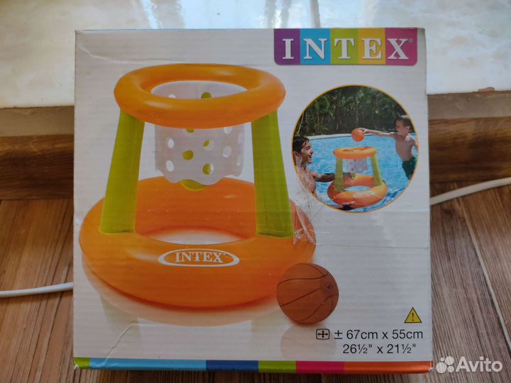 Intex Комплект для игры в баскетбол 58504 зеленый