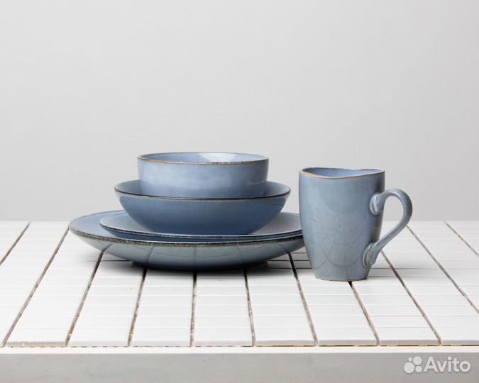 Набор посуды на 6 персон ресторанный фарфор