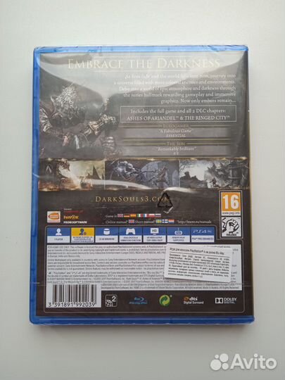 Dark souls 3 ps4 (новый)