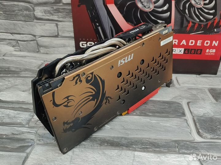 Видеокарта Msi Gaming RX 480580 8 Gb