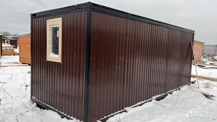 Модульный домик из блок контейнеров