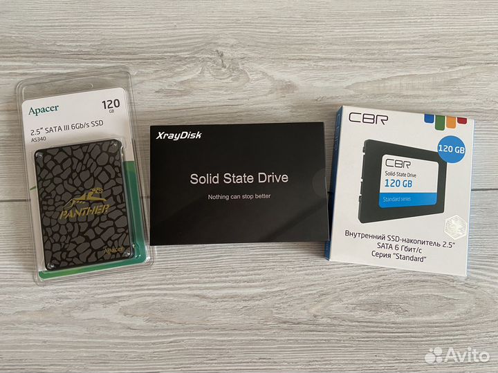 Ssd 128gb, 240gb, 256gb, 480gb Xray, новый