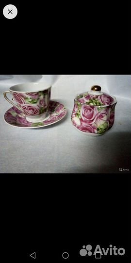 Кувшины,чашка с блюдцем,сахарница