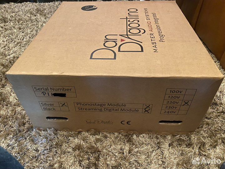 Интегральный усилитель Dan D’Agostino Progression