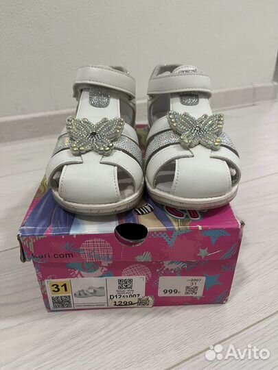 Босоножки новые детские 31 размер