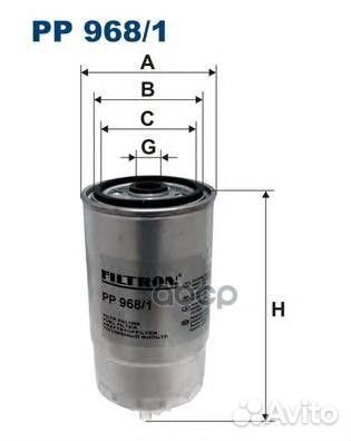 Фильтр топливный fiat PP9681 Filtron