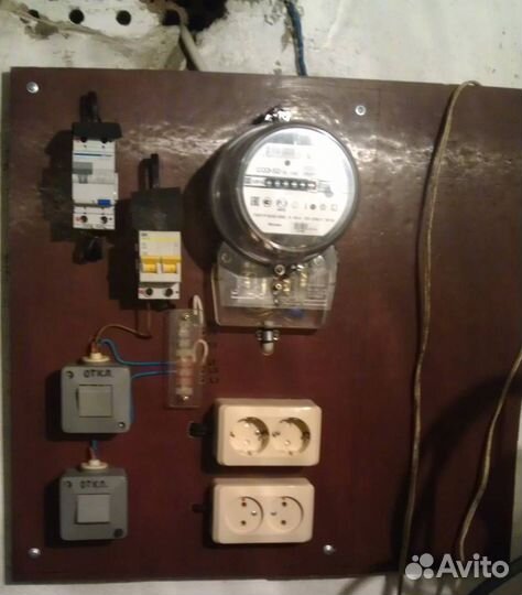 Щит электроучёта в сборе 220/380