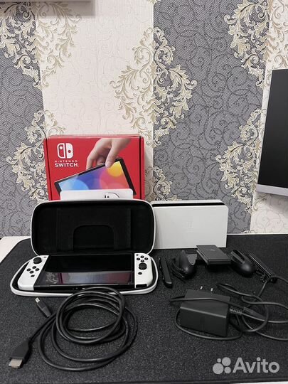 Прошитая (+онлайн) Nintendo switch oled 64+128гб