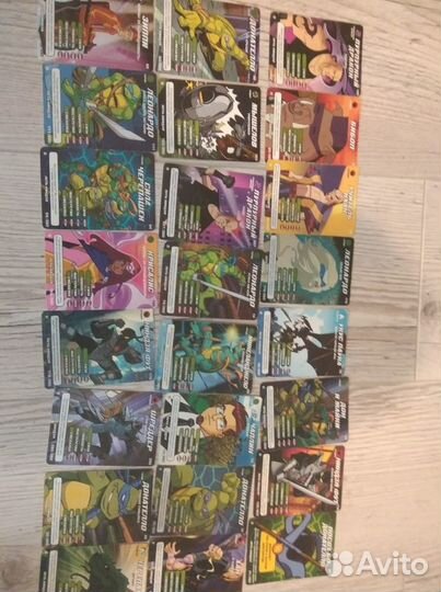 Карточки черепашки ниндзя