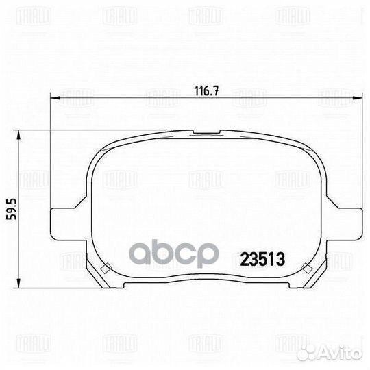 PF 4347 Колодки тормозные toyota camry/previa 2